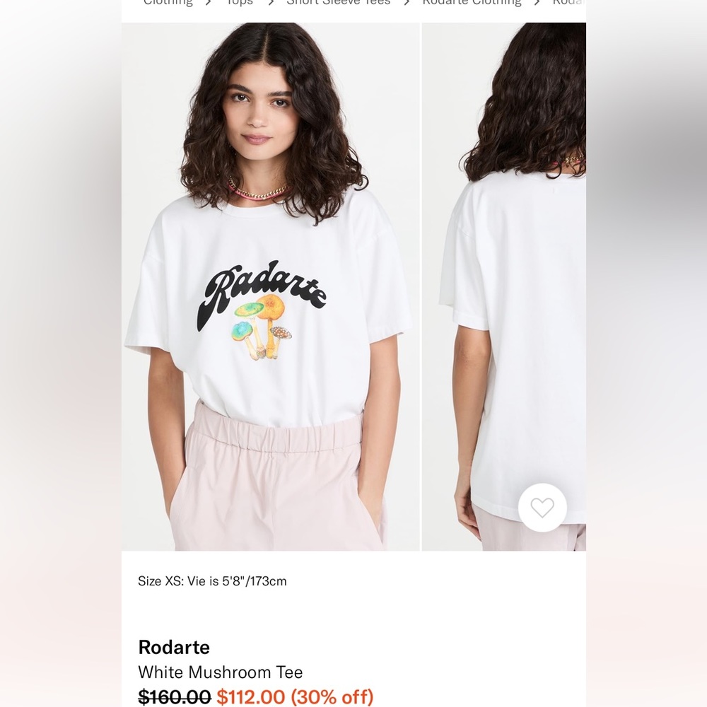 Rodarte White Mushroom Shirt